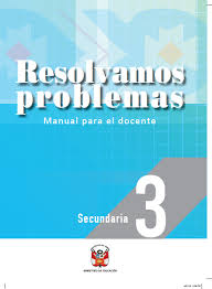 El libro de 3° de matematicas contestado. Resolvamos Problemas 3 Manual Para El Docente 2018