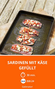 Sardinen Mit Kase Gefullt Rezept Sardinen Rezepte Fischgerichte