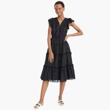 Women S New Arrivals Dresses Shoes More J Crew Pom Pom Dress Dresses Womens Midi Dresses