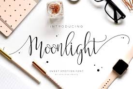 Every time you watch a tv show, a film, or play a computer or you could be a well versed scriptwriter who needs help with inspiration. Moonlight Script Font 89529 Script Font Bundles
