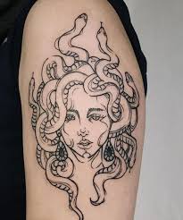 Minimalist Medusa Omuz Dovmesi Tesettur Giyim Kalca Dovmeleri Dovmeli Kadin Kol Dovmeleri