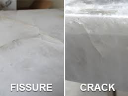 Learn from expert kevin ressler how you can quickly and easily fix most holes, cracks, or chips in you natural stone tiles, counters, floors, and walls. Natural Stone Countertops Crack Or Fissure Learn The Difference