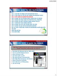 Xay Dựng Domain Controller Trang 1 Tải Miễn Phi Từ Tailieuxanh