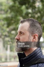 Looking Away Stock Photo