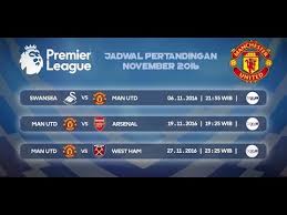 Manchester united yang dijuluki the red devils kini. Download Jadwal Pertandingan Manchester United 2016 2017 Daily Movies Hub
