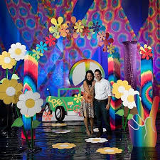 Deluxe Set The Stage Retro Party Kit Shindigz Flower Power Party Hippie Party 70s Party Theme