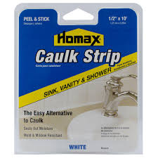 homax sink, vanity and shower caulk