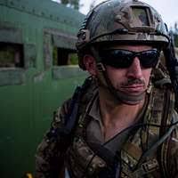 U.S. Army Sgt. David Hauger, assigned to the Womack