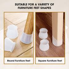 4.6 out of 5 stars. Hardware Tario Furniture Protection Cover Silicone Chair Leg Floor Protectors 40 Packs Round And Square Furniture Table Feet Cover Furniture Hardware