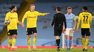 Лига чемпионов 2020/2021, 1/4 финала. Sudya Pravilno Otmenil Penalti I Gol V Matche Manchester Siti Borussiya Dortmund Video Eurosport
