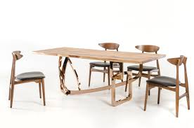 This contemporary palmetto black table is the perfect fit as a. Modrest Auburn Modern Live Edge Wood Rosegold Dining Table