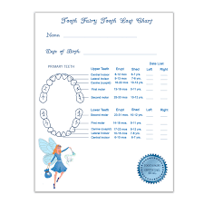 Tooth Lost Chart The Perfect Chart To Keep Track Of Your Tooth Fairy Visits