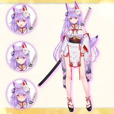 Vtuber 紙代なつめ等身大タペストリー