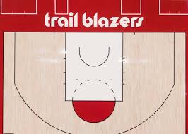 The trail blazers not only put on a great show but every detail from the top down is perfect!!! Trail Blazers Unveil New Court Celebrating The 50th Anniversary Season Portland Trail Blazers