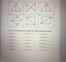 For each pair of triangles, tell which postulates, if any, make the triangles congruent. Solved Make Sure You Work Is The Proof Usinf The Poatule Chegg Com