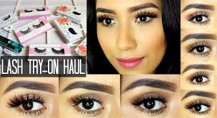 Huge Lash Haul Try On 2015 Ardell Koko Lashes Lena Lashes Guide To False Lashes Youtube