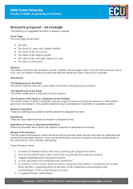 Research Proposal An Example