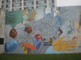 Beatriz santiago muñoz, that which identifies them like the eye of the cyclops, 2015. Part Of The Matriarchy For A New Millennium Mural 1997 By Tim Portlock Beatriz Santiago Munoz At 825 W Sheridan Rd Mural Painting Art