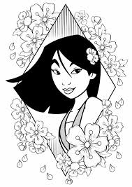 Mulan coloring pages of chien po and yao with mulan. Mulan Coloring Pages Print Disney Princess For Free
