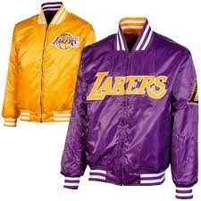 Los angeles lakers reversible bomber jacket. Majestic Los Angeles Lakers Reversible Satin Full Zip Jacket Purple Gold Lakers Jacket Jackets Los Angeles Lakers