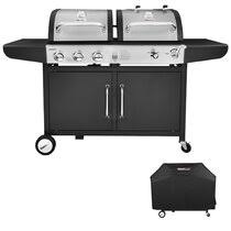 · best propane gas grill griddle combo: Gas Grill Griddle Combo Wayfair
