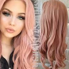Rosie Rose Gold Lace Front Synthetic Wig Gold Hair Dye Beauty Hair Color Hair Fragrance