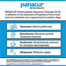 Dosage panacur for dogs is available as granules and a liquid suspension. Panacur C Canine Dewormer 1800petmeds