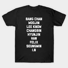 Based on the styling of their name and how changbin likes dark, i think their colors will be black and red. Kpop Stray Kids Stay Fandom All Members Name Stray Kids Kpop T Shirt Teepublic