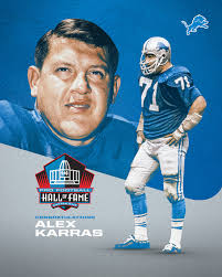 Congratulations Alex Karras and family