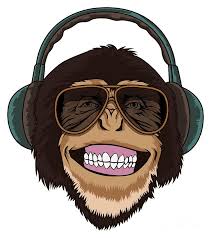 Cool Monkey With Sunglasses And Headphones Digital Art By Mister Tee Download this premium vector about monkey head with headphone, and discover more than 10 million professional graphic resources on freepik. cool monkey with sunglasses and headphones by mister tee