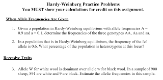 They were written to accompany the powerpoint. Solved Hardy Weinberg Practice Problems You Must Show You Chegg Com