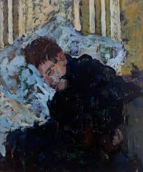 Man Asleep on a Bed | Art UK