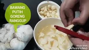 Cara membuat bawang goreng yang renyah dan garing. Cara Mendapatkan Bawang Putih Goreng Ranggup Youtube