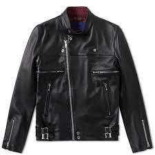 Undercover Leather Biker Jacket Leather Biker Jacket Jackets Biker Jacket