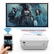 Poyank wifi projector under $100 for a budget on sale: Poyank Beamer Wifi Projektor Mini Beamer Videobeamer Unterstutzt Airplay Ebay