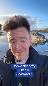 Scottish Culture: is it true that we deep fry pizza in Scotland? Do you  deep fry pizza? #scottishculture #scottish #pizza #deepfry