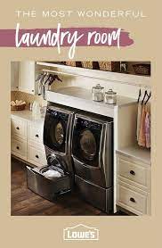 Find The Best Set Up For Your Laundry Room Situation By Shopping Lowes Com Today Wash Smarter Not Laundry Room Design Laundry Room Remodel Laundry Room Diy