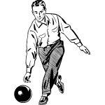 Download Bowling Woman Free Svg