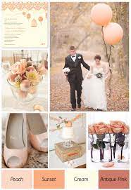 Peach And Cream Wedding Theme 001 Cream Wedding Theme Wedding Theme Colors Spring Wedding Colors