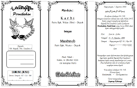 Maybe you would like to learn more about one of these? Gaya Terbaru 20 Undangan Pernikahan Word