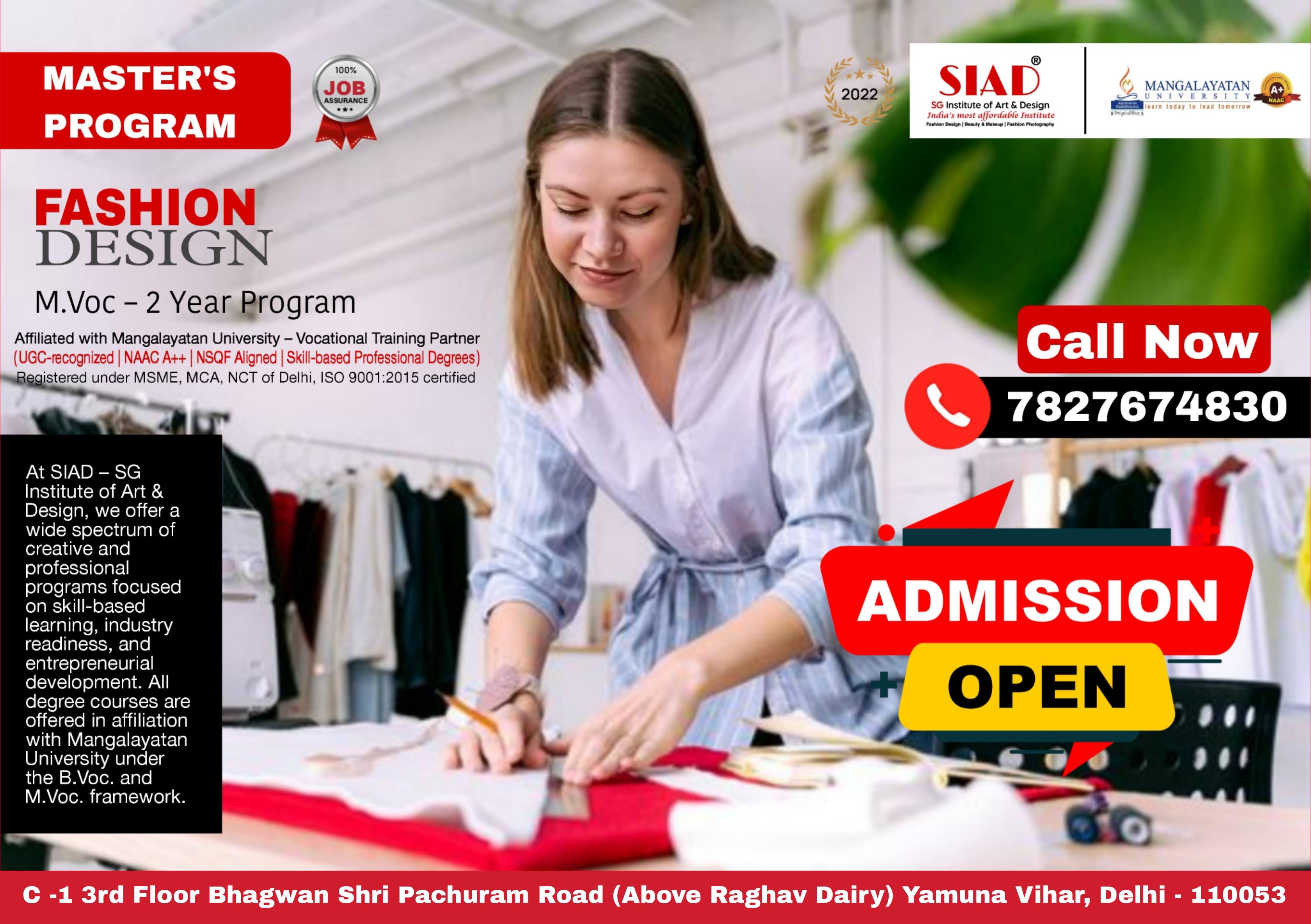 M.Voc. in Fashion Design – 2 Year Master's Program product image