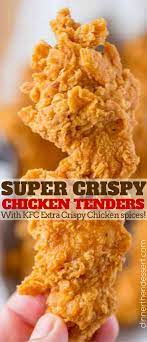 Toss the chicken, buttermilk and 1 teaspoon salt in a bowl. Super Crispy Chicken Tenders Dinner Then Dessert