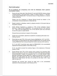 Paid up capital in malay. N Bac305 05 Part A 40 Marks All 10 Questions Are Chegg Com