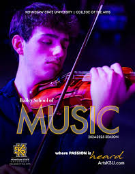 KSU Bailey School of Music 2024-2025 Season Brochure by Kennesaw State  University Geer College of the Arts