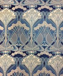 Liberty Furnishing Fabrics Ocean Ianthe Flower Wallpaper Home Liberty Co Uk Art Deco Wallpaper Art Nouveau Design Art Nouveau Wallpaper