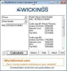 World unlock codes calculator is a free application designed to unlock a large number of mobile phones. Worldunlock Codes Calculator 4 4 Download Free Worldunlock Calc Exe