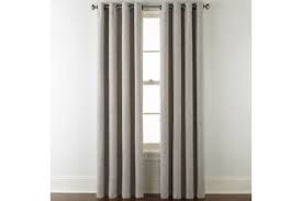 Discount curtains from curtain shop include curtains, drapes, kitchen and tier curtains, sheer panels valances and more quality window treatments. Jcpenney Home Sullivan Blackout Grommet Top Single Curtain Panel Dimensions 84 Inches Length X 50 Inches Width Oxide Gray Walmart Com Walmart Com