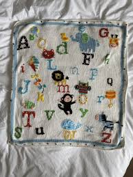 Don't forget to download also our special cross stitch letters, for example peppa pig and harry potter ! Art Walk Alphabet Soup Knit Blanket