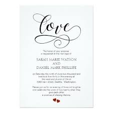 Love Wedding Typography Elegant Script Invitation Zazzle Com Wedding Typography Script Invitation Typography Wedding Invitations