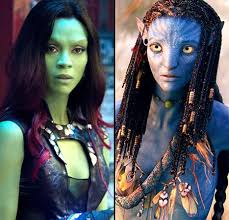 Zoe saldana was born on june 19, 1978 in passaic, new jersey, to asalia nazario and aridio saldaña. Zoe Saldana Goes Green For Guardians It Was Crazy Zoe Saldana Avatar Zoe Saldana Avatar Movie